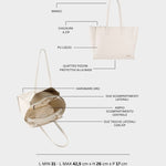 MELISSA BIG Shoulder Bag - MILK