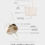MELISSA BIG Shoulder Bag - MILK