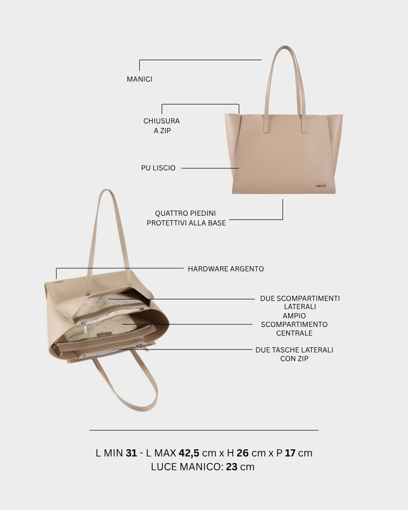 Borsa a spalla MELISSA BIG - STONE