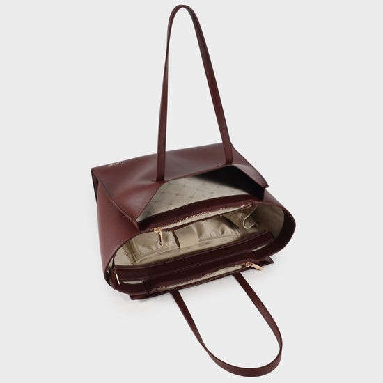 Shoulder bag MELISSA BIG - BURGUNDY