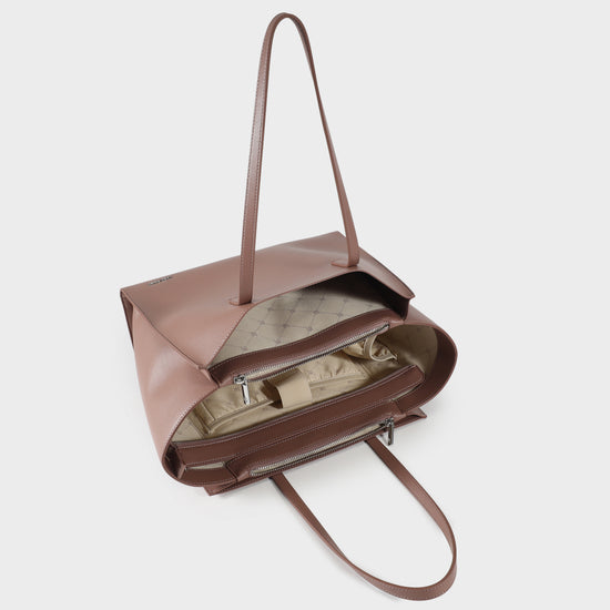 MELISSA BIG Shoulder Bag - MAUVE