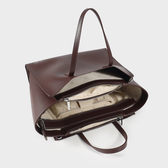 Borsa a mano MELISSA - CHOCOLATE