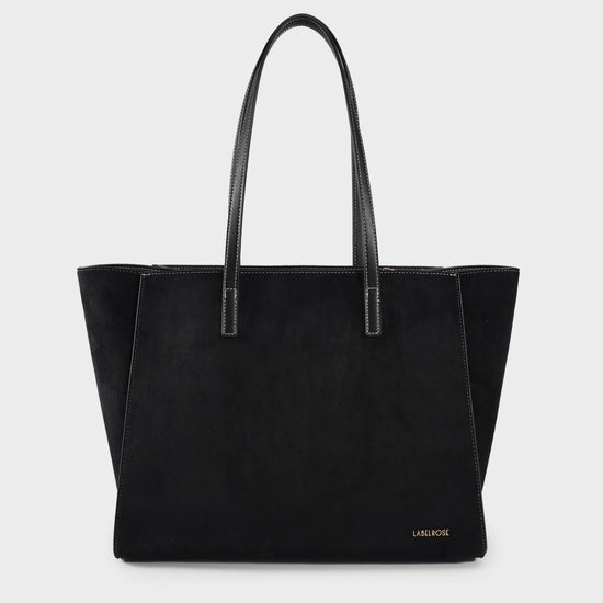 Borsa a spalla MELISSA BIG SIMILSUEDE - BLACK GOLD