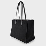 Borsa a spalla MELISSA BIG SIMILSUEDE - BLACK GOLD