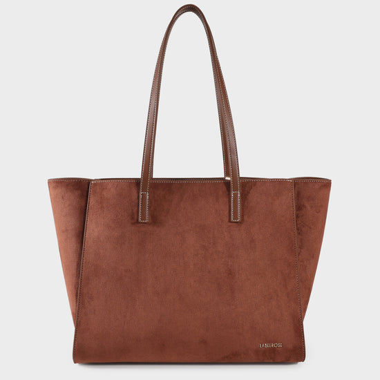 Borsa a spalla MELISSA BIG SIMILSUEDE - CARAMEL