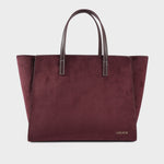 Borsa a mano MELISSA SIMILSUEDE - AUBERGINE