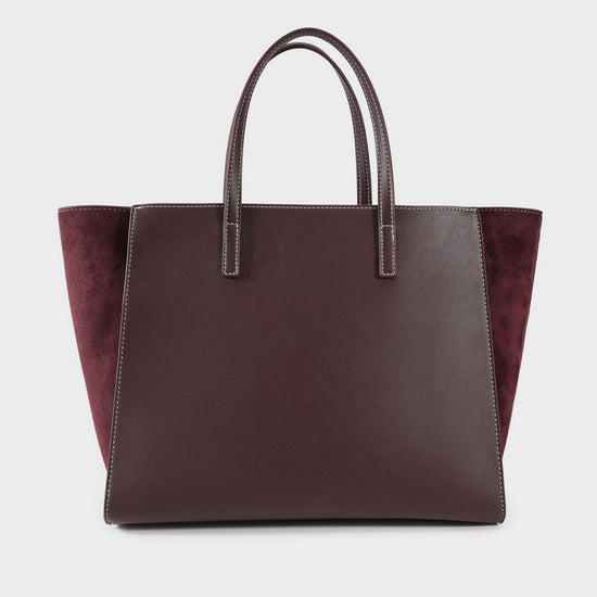 Borsa a mano MELISSA SIMILSUEDE - AUBERGINE
