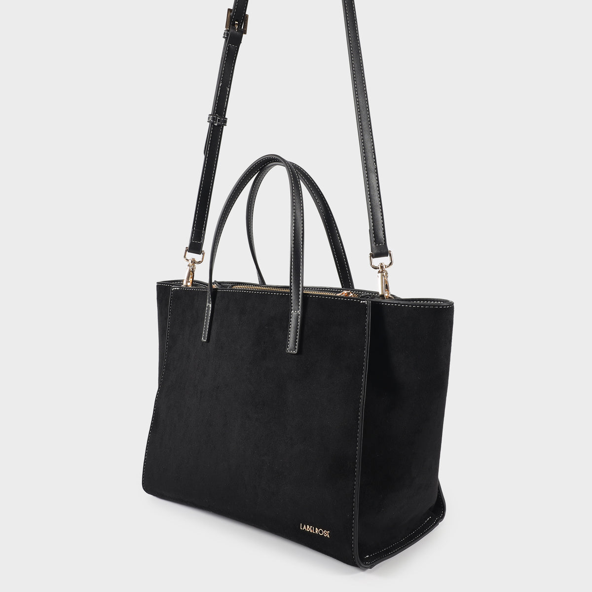 Bolso de mano MELISSA SIMIL ANTE - NEGRO DORADO