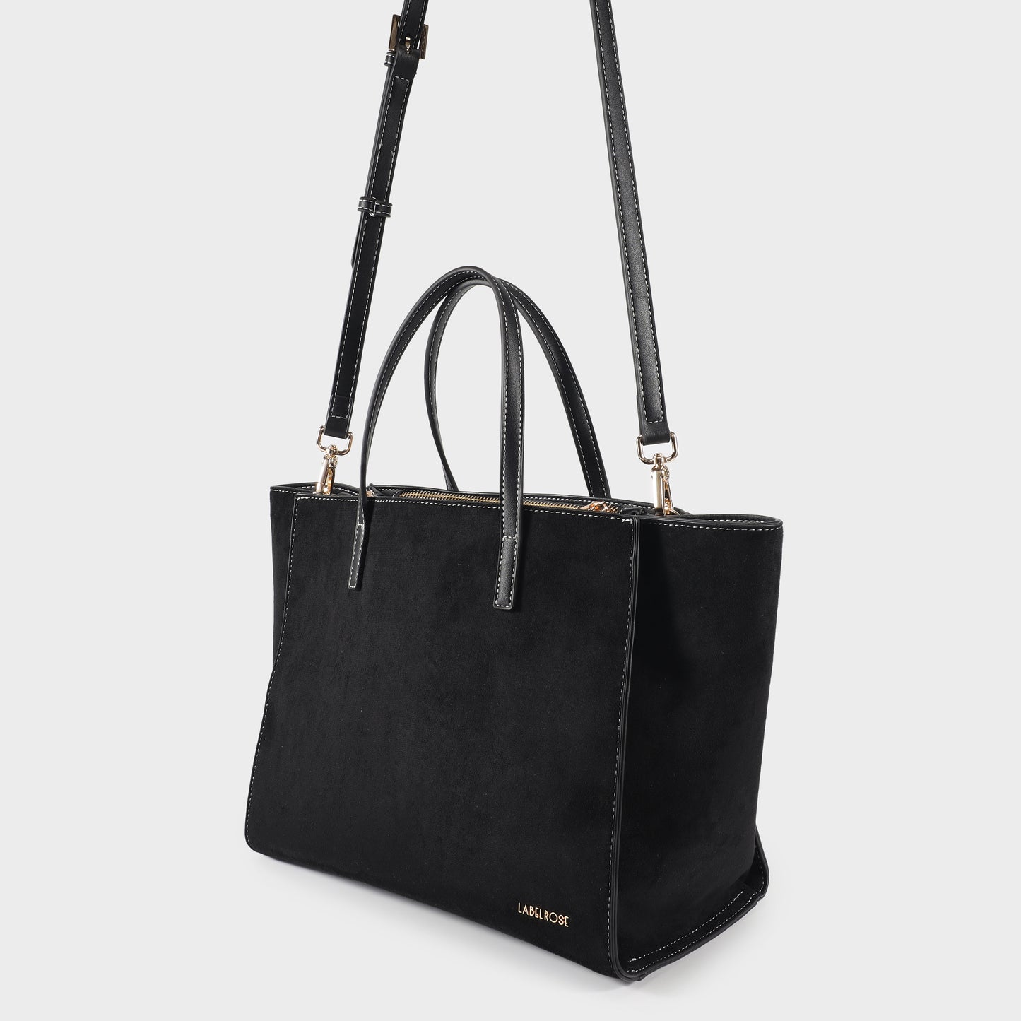 Bolso de mano MELISSA SIMIL ANTE - NEGRO DORADO