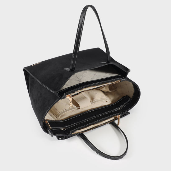 Borsa a mano MELISSA SIMILSUEDE - BLACK GOLD