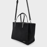 Bolso de mano MELISSA SIMILSUEDE - BLACK SILVER