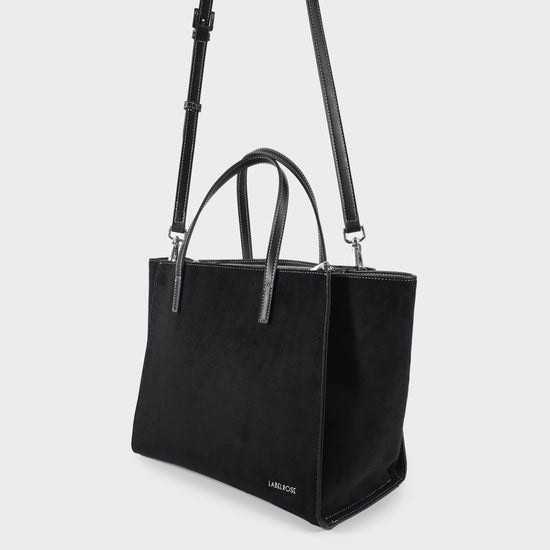 Borsa a mano MELISSA SIMILSUEDE - BLACK SILVER