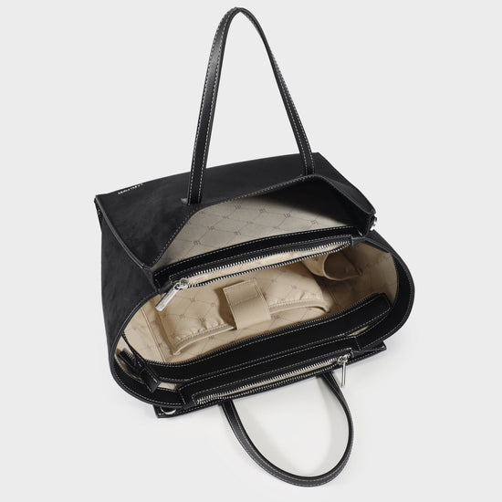 Borsa a mano MELISSA SIMILSUEDE - BLACK SILVER