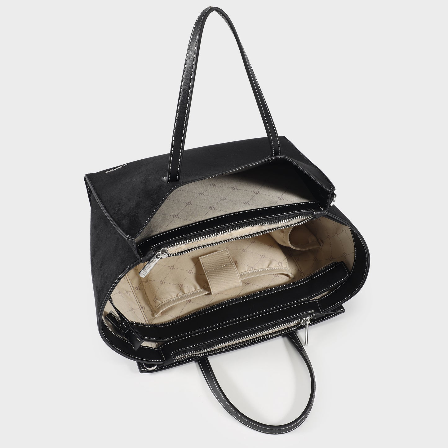 Bolso de mano MELISSA SIMILSUEDE - BLACK SILVER