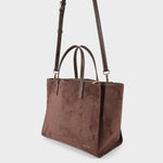Borsa a mano MELISSA SIMILSUEDE - CHOCOLATE