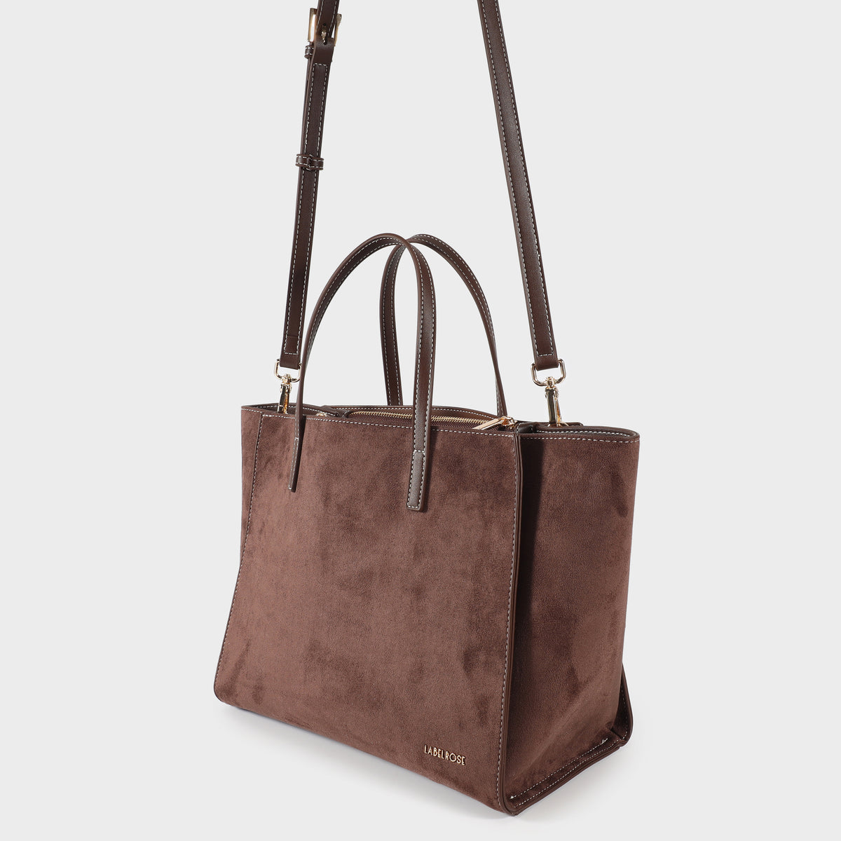 Borsa a mano MELISSA SIMILSUEDE - CHOCOLATE