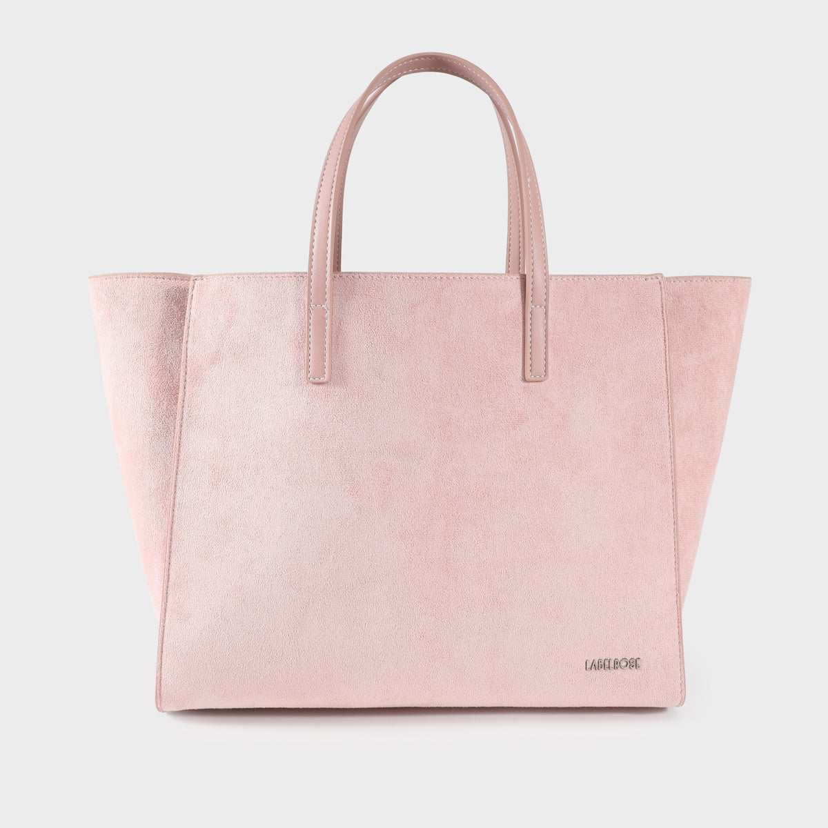 MELISSA FAUX SUEDE Handbag - PINK