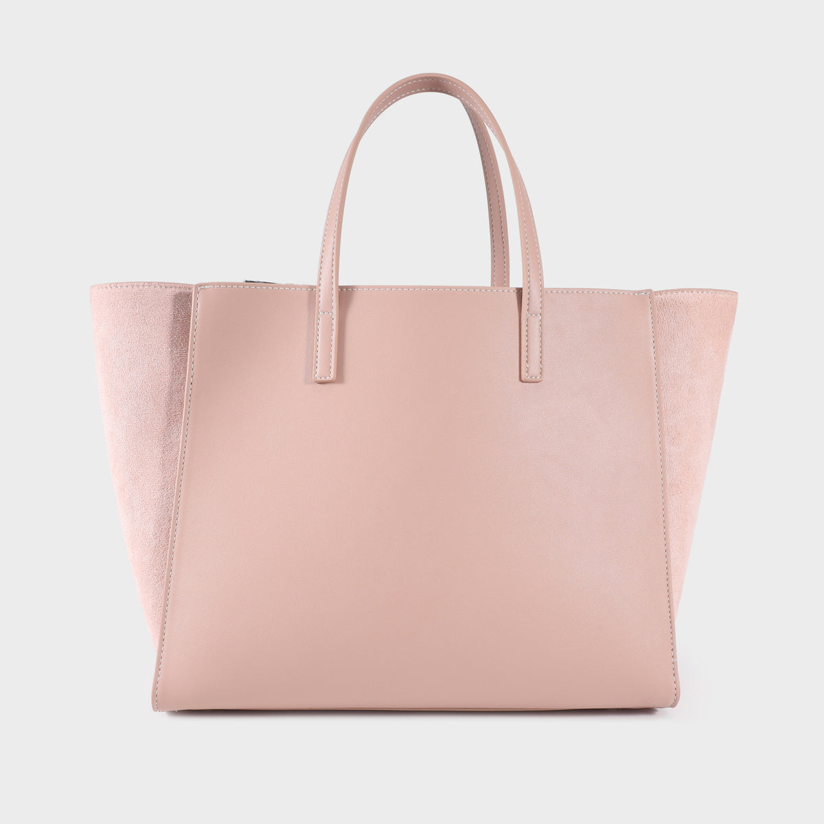 MELISSA FAUX SUEDE Handbag - PINK