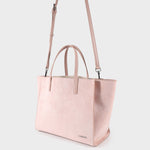 MELISSA FAUX SUEDE Handbag - PINK