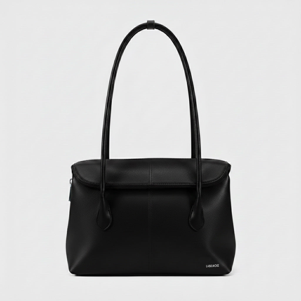 Borsa a spalla MELROSE - BLACK SILVER