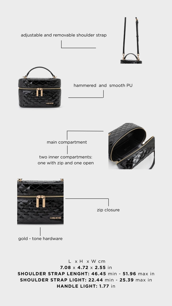 Borsa a mano ROUGE - MIDNIGHT BLACK GOLD