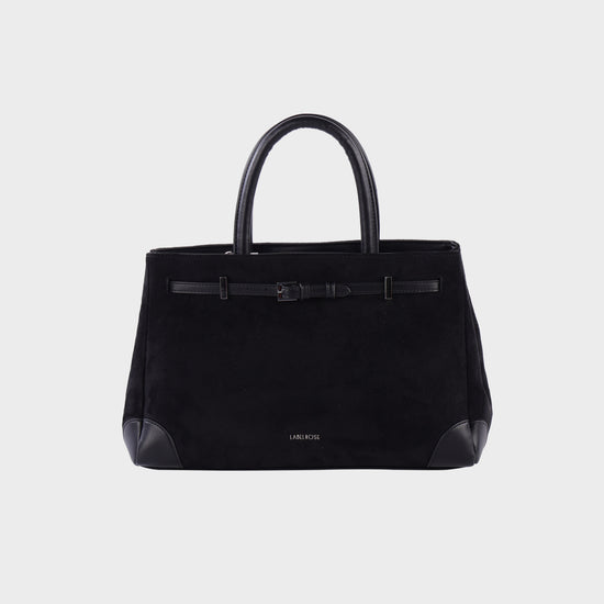 MINA Handbag - BLACK SILVER