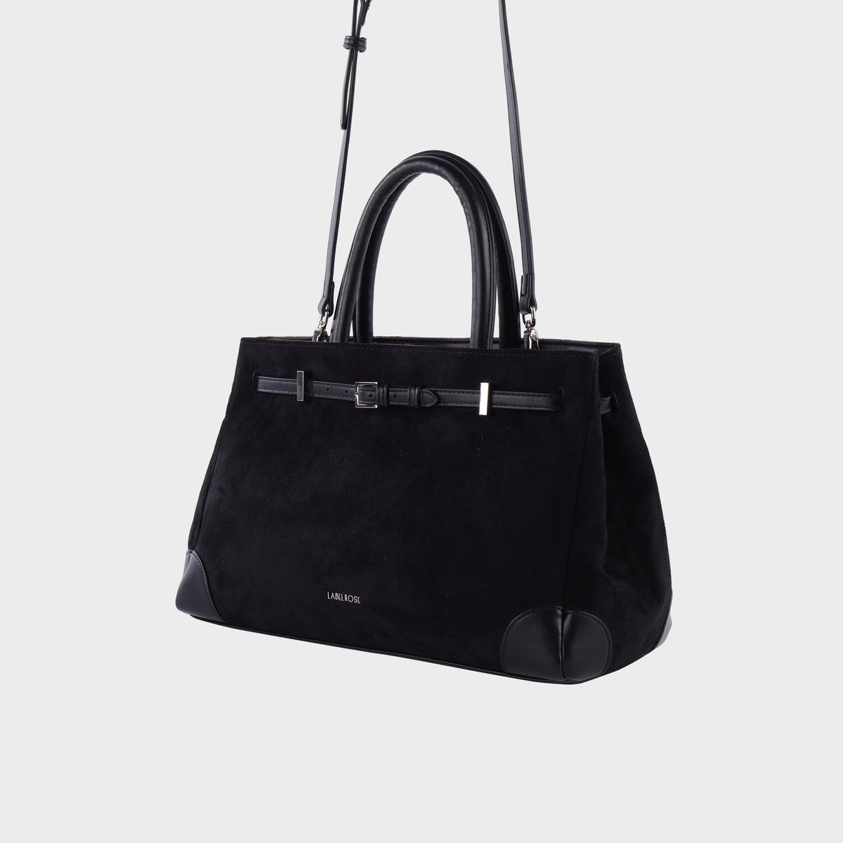 MINA Handbag - BLACK SILVER