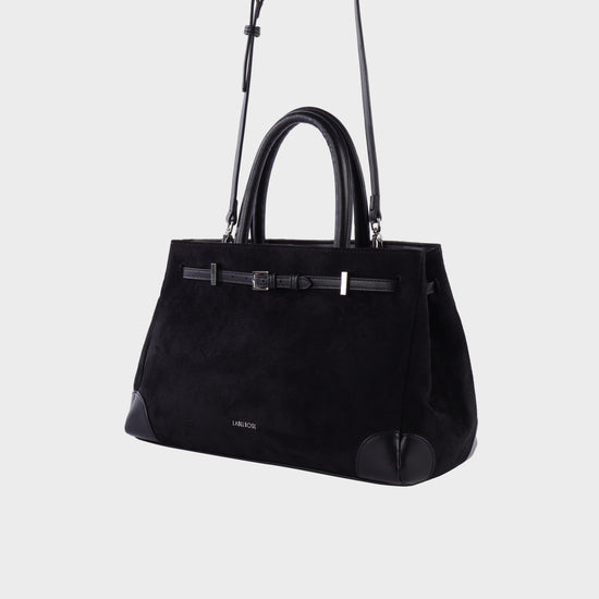 MINA Handbag - BLACK SILVER