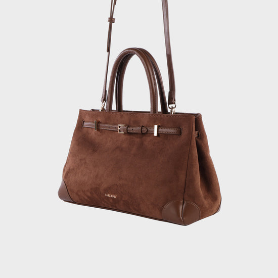 MINA Handbag - CHOCOLATE