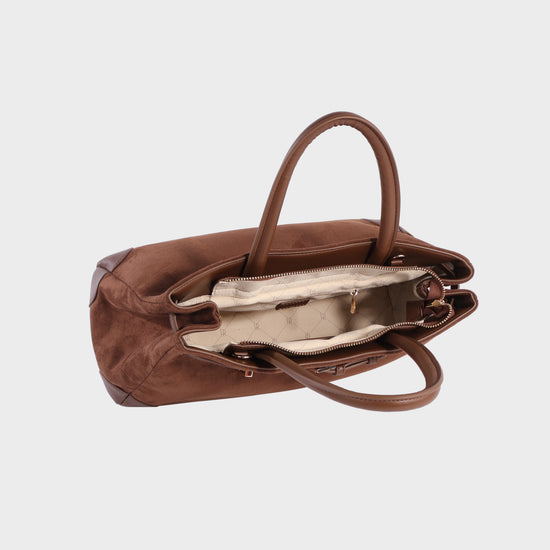 MINA Handbag - CHOCOLATE