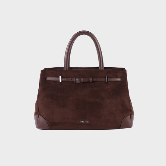 MINA Handbag - DARK BROWN