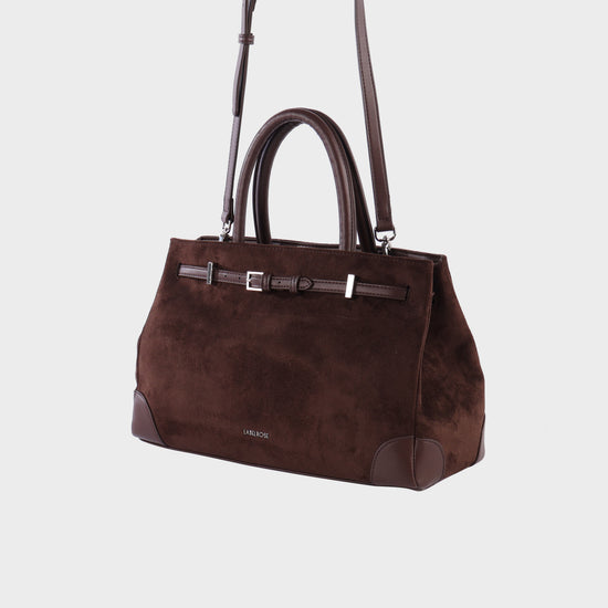 MINA Handbag - DARK BROWN
