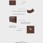 Portafoglio MELROSE  WALLET - MOCHA