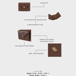 Portafoglio MELROSE  WALLET - MOCHA