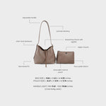Borsa a spalla BROOKE - MUD