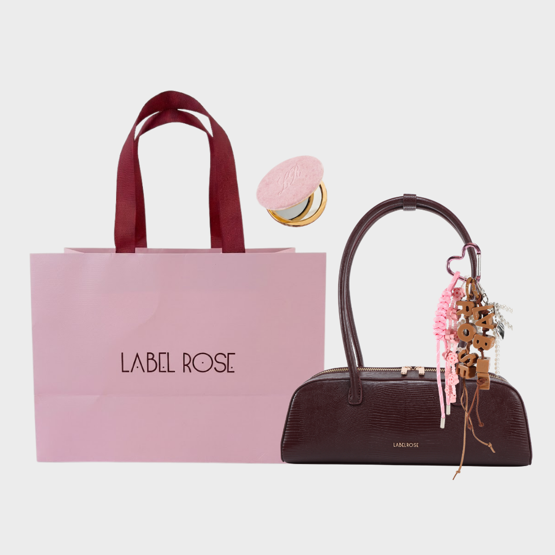 MYSTERY LONGUETTE - DEEP WINE RED