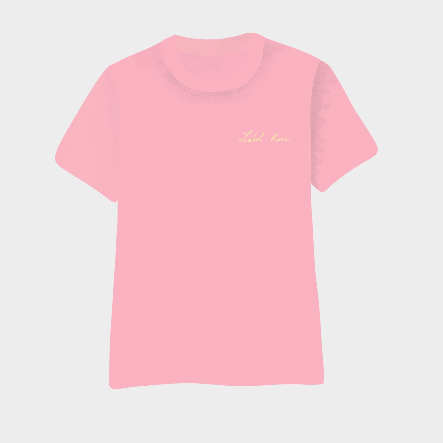 LABEL ROSE T-shirt - PINK