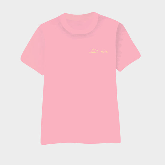 T-shirt LABEL ROSE - ROSA