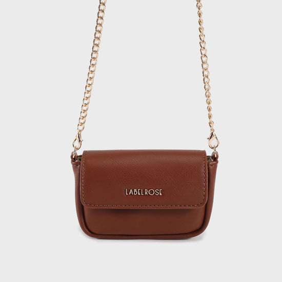 MINI MARGARET mini bag - BROWN