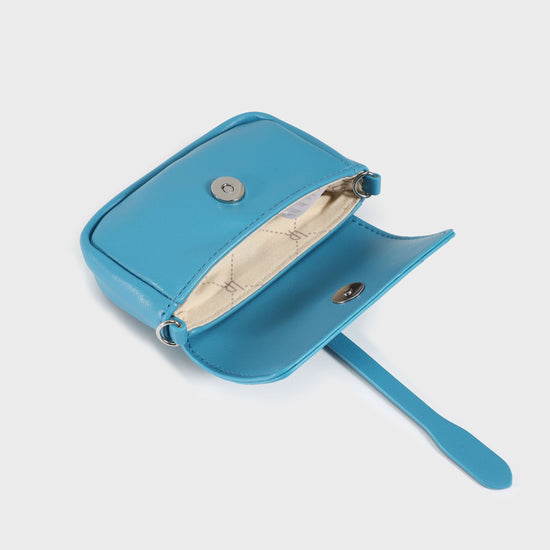 MINI MARGARET mini bag - TURQUOISE