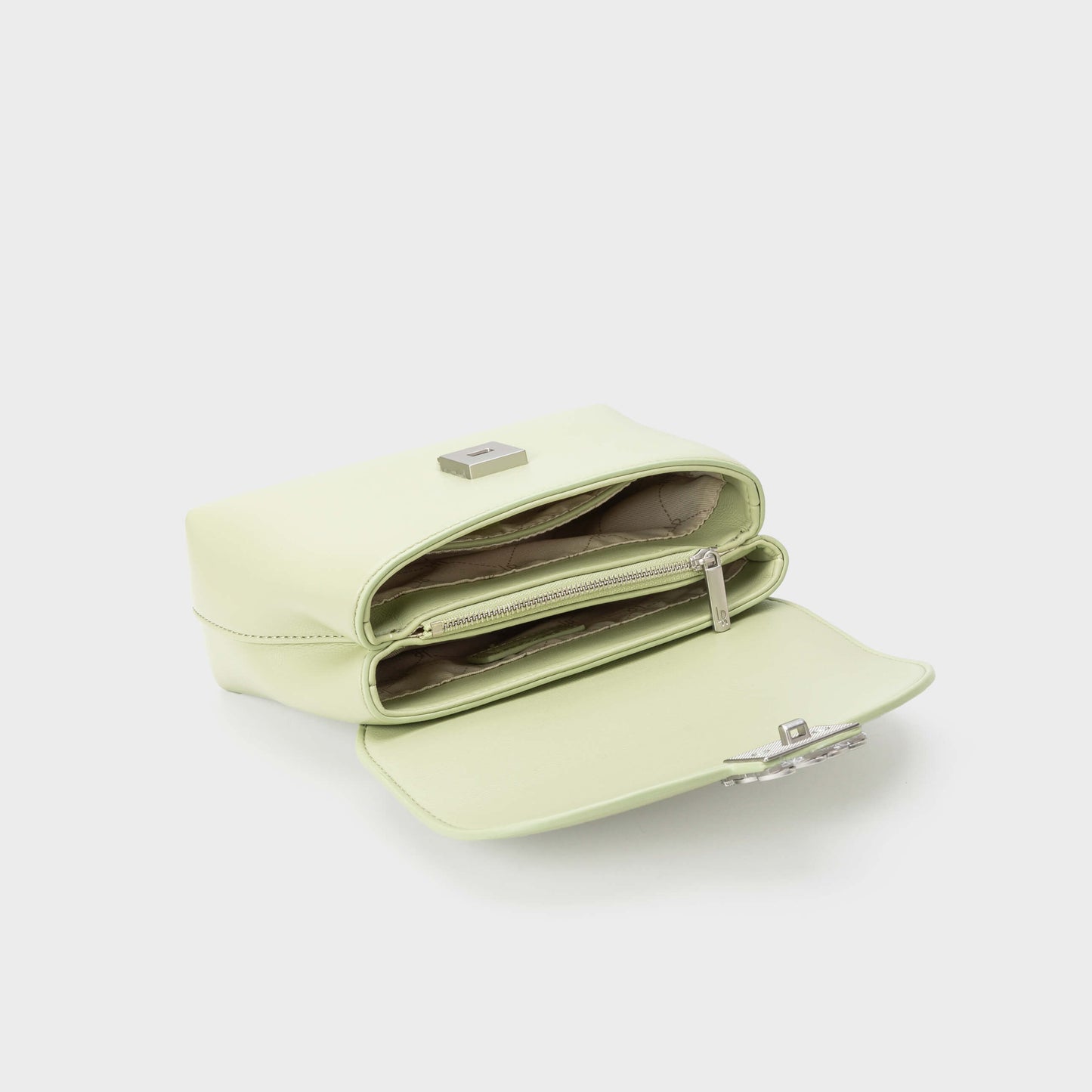 LESLIE Hand Bag - LIGHT GREEN