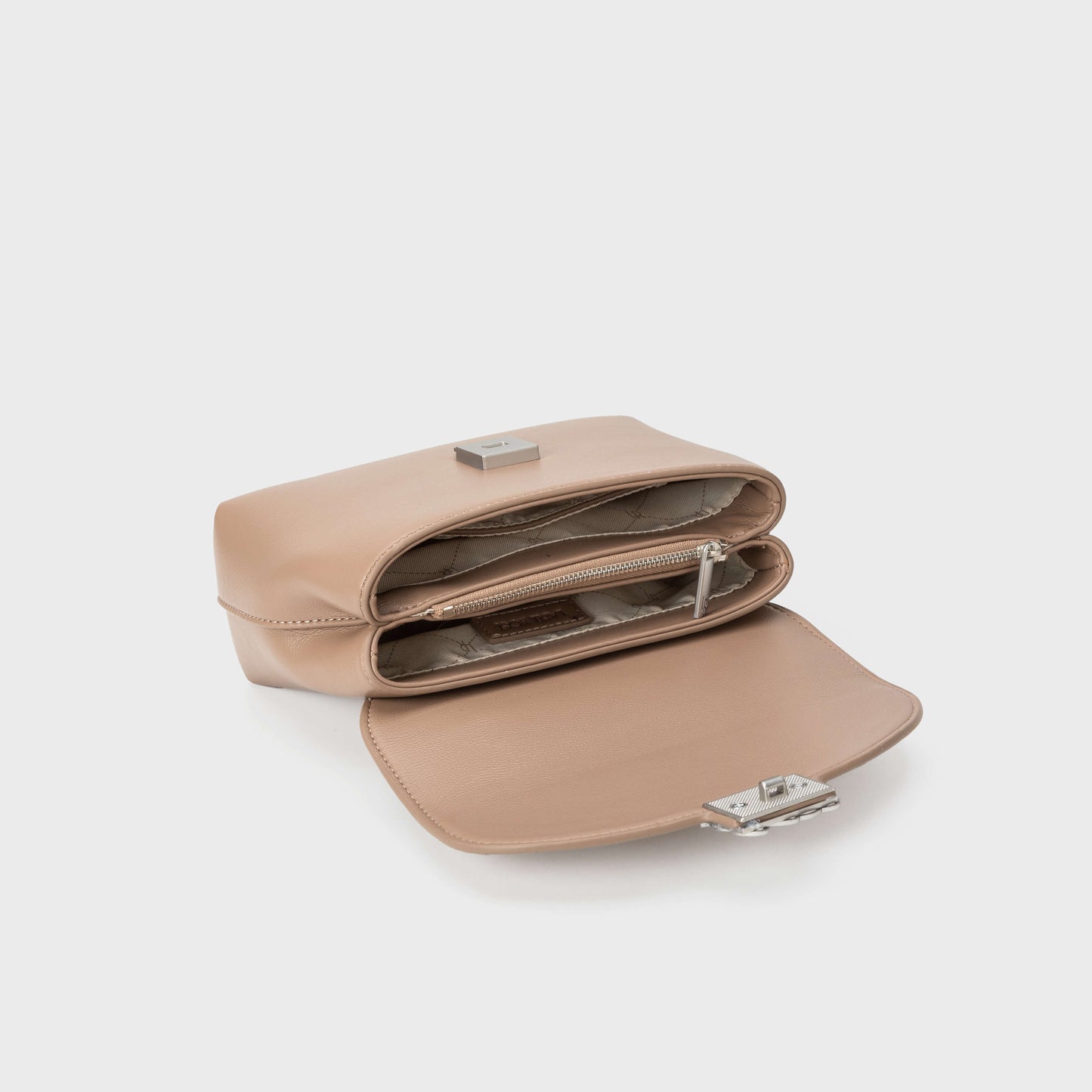 LESLIE Hand Bag - TAUPE