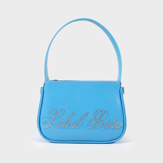 Mini bag in vernice LIBERTY - AZZURRO