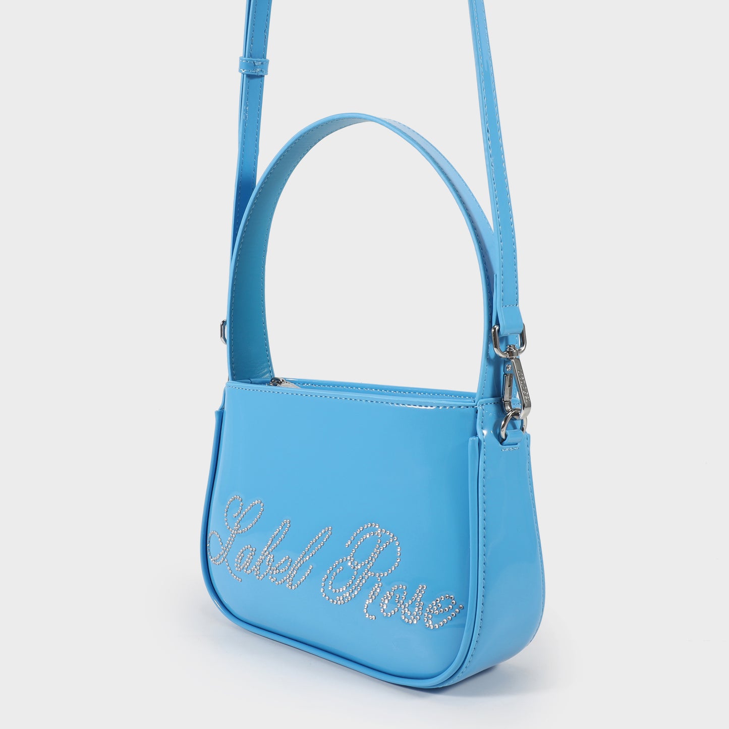 Mini bag in vernice LIBERTY - AZZURRO