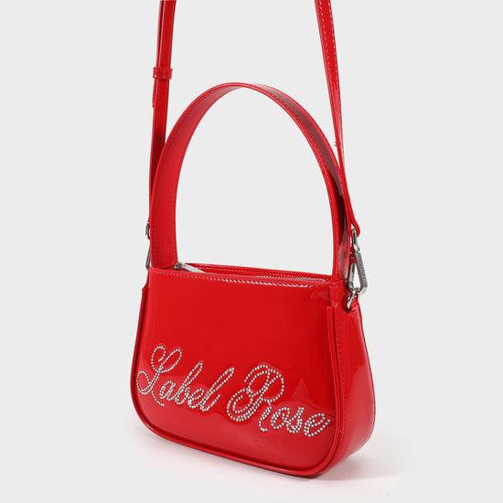 Mini bag in vernice LIBERTY - ROSSO