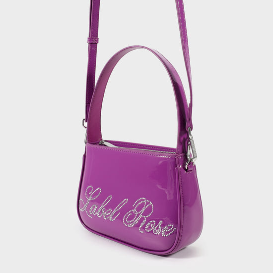 Mini bag in vernice LIBERTY - VIOLA