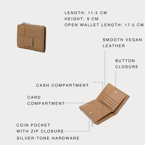 NANCY WALLET Wallet - TAUPE