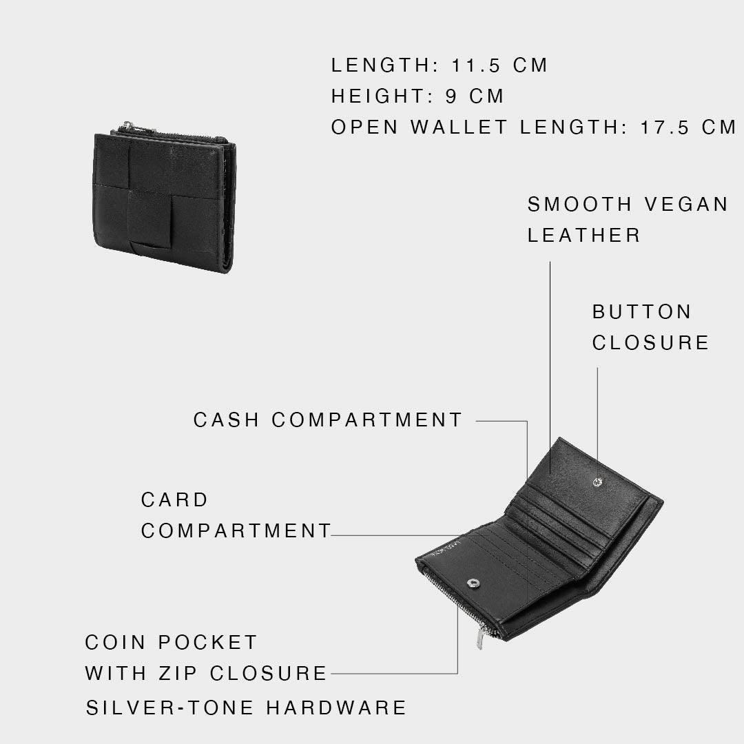 Portafoglio NANCY WALLET - NERO