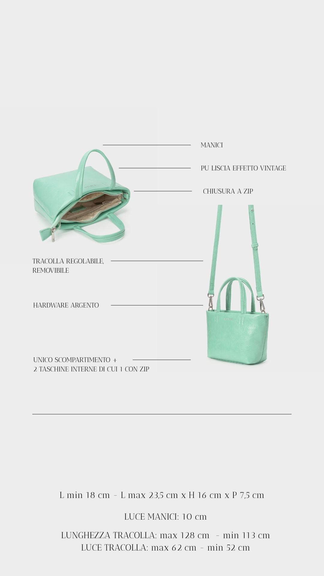 NINA Handbag - MINT