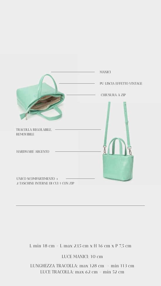 Borsa a mano NINA - MINT